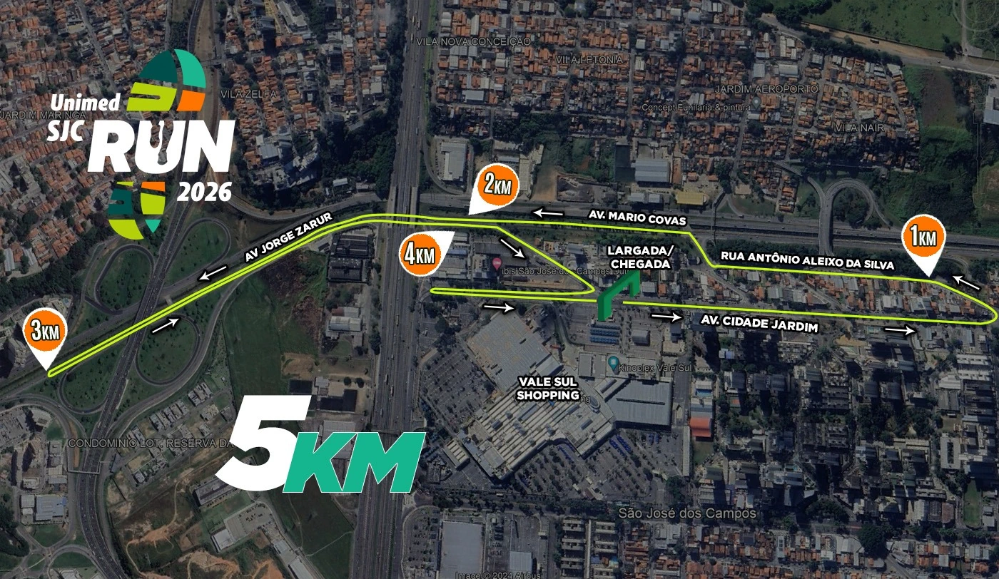 Miniatura do Percurso Corrida 5km